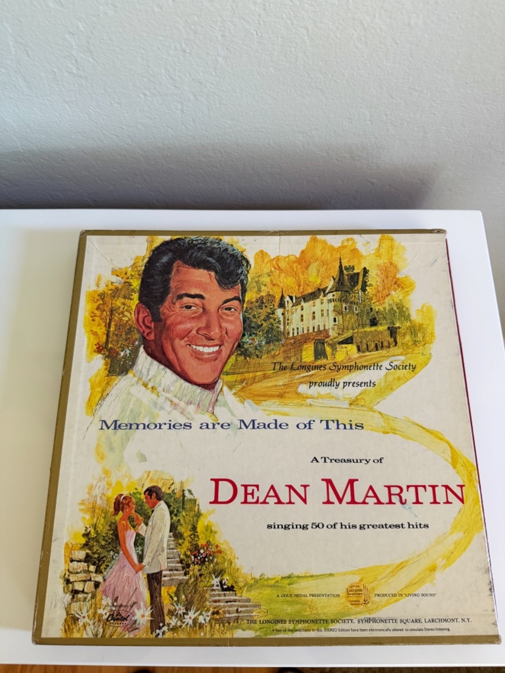 Dean Martin vinyl record box set titled "Memories Are Made of This”